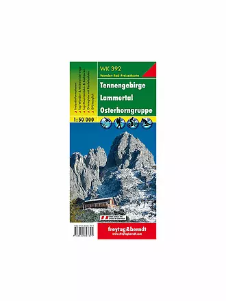 FREYTAG & BERNDT | Wanderkarte Tennengebirge - Lammertal - Osterhorngruppe 1:50.000 | 